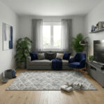 Nowoczesny modny dywan New Idea geometria