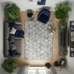 Nowoczesny modny dywan New Idea geometria
