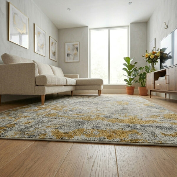 Colaris 247 Modern Yellow Rug