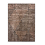 Dywan nowoczesny geometryczny antracytowy Costa Gold F019