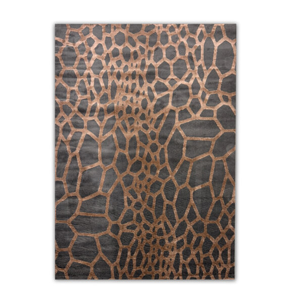Geometryczny dywan glamour Costa Gold F281