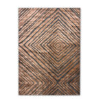 Geometryczny dywan glamour Costa Gold F282