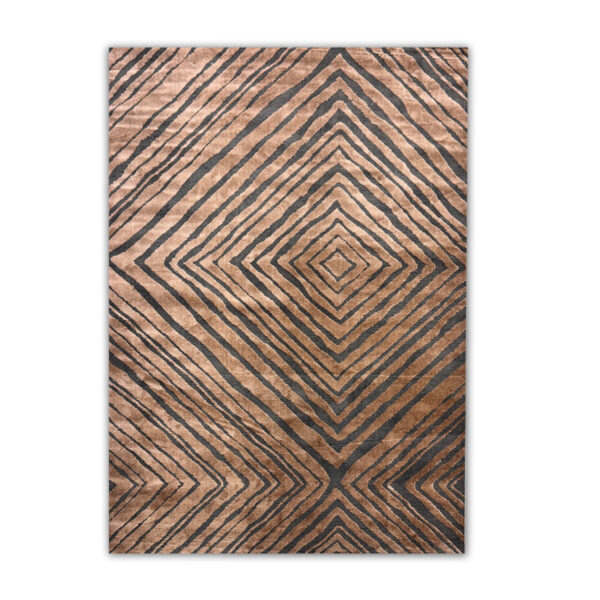 Geometryczny dywan glamour Costa Gold F282