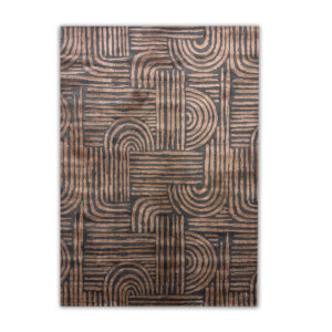 Art Deco rug with a unique pattern: Costa Gold F285