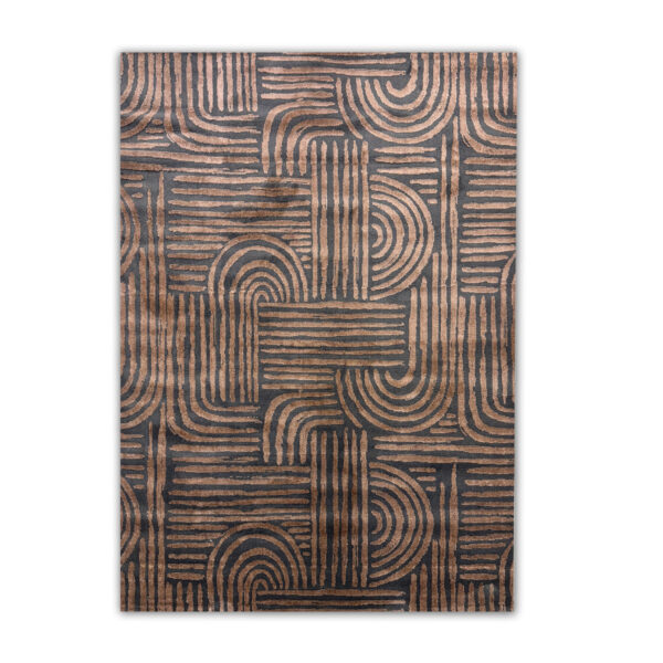 Art Deco rug with a unique pattern: Costa Gold F285