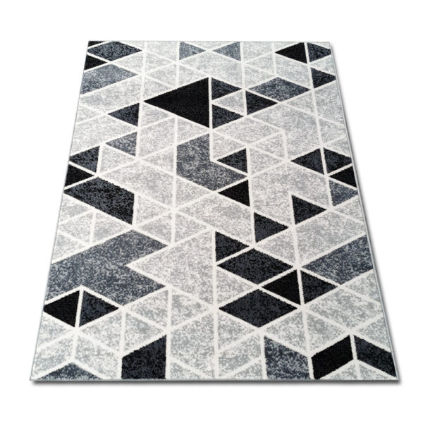 Dywan nowoczesny New Idea GEOMETRIA ciemna