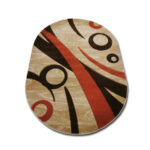 Dywan Turecki Fryz owalny kółeczka