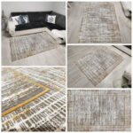 Dywan ekskluzywny delikatny Milas 20693 grey/gold