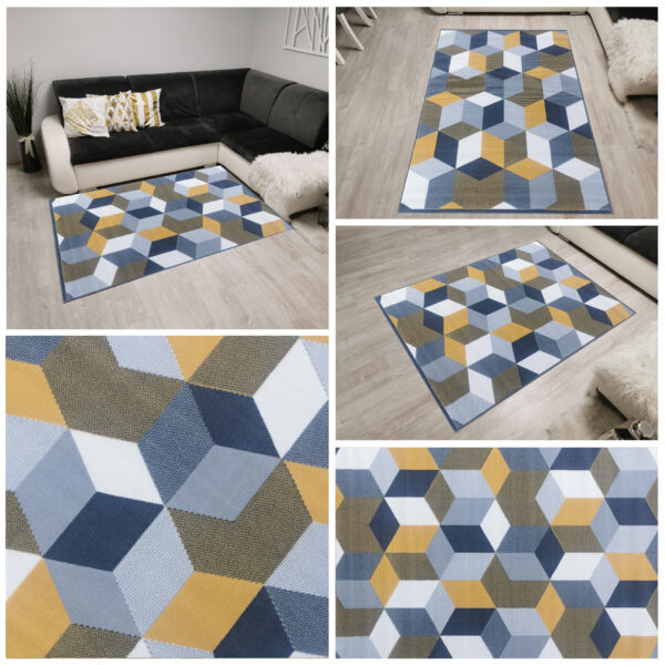 Dywan żółty New Idea 3D GB15