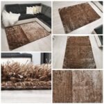 Astralux Mocca Shaggy Shiny Rug