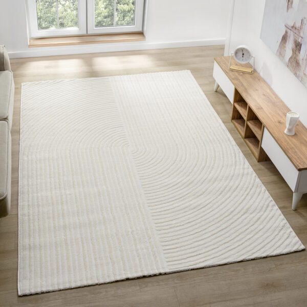 Nowoczesny jasny dywan kremowy Costa Light 212 Krem