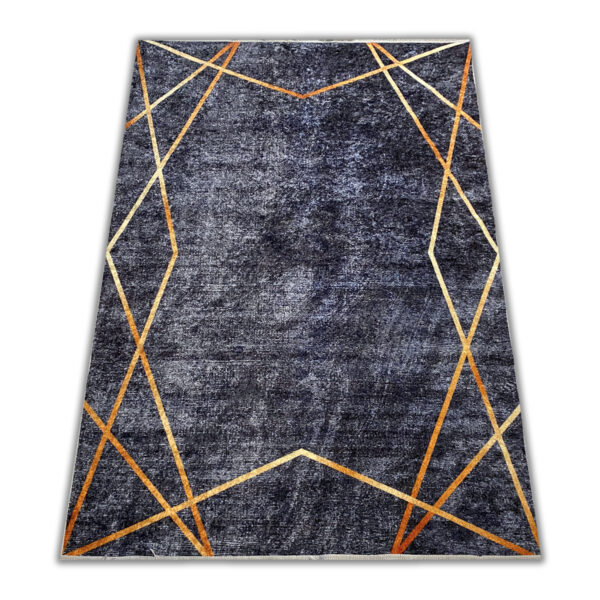 Szary dywan klasyczny geometryczny PRINT 231-825