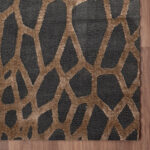Geometryczny dywan glamour Costa Gold F281