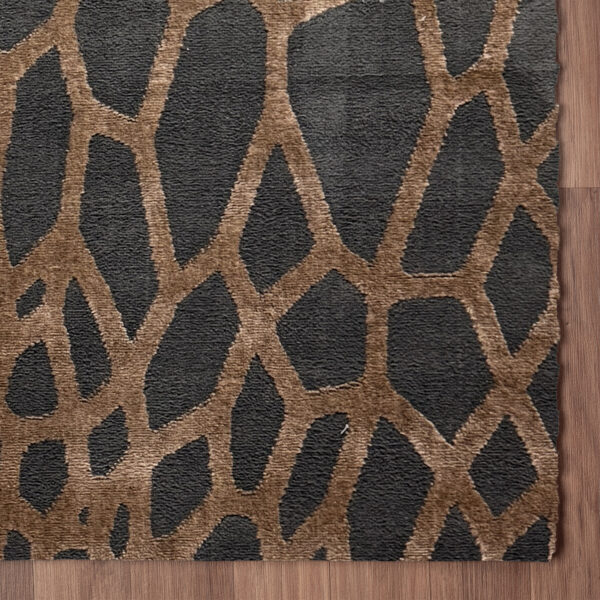 Geometryczny dywan glamour Costa Gold F281