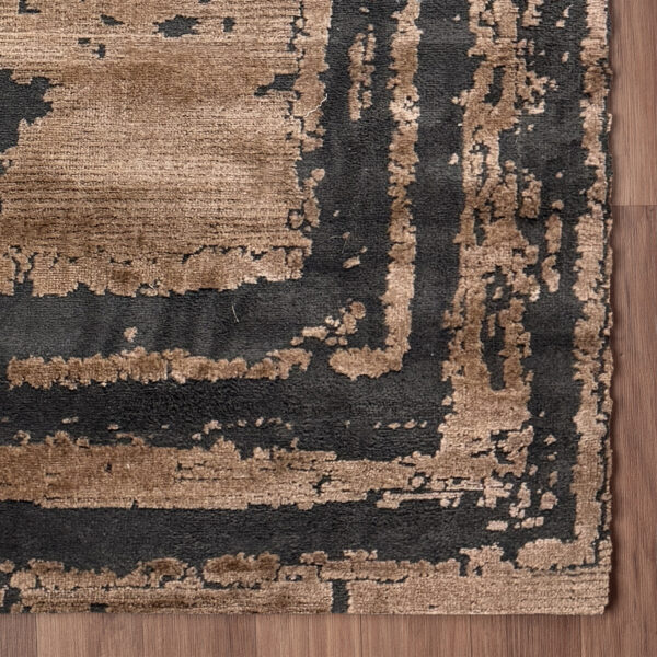 Dywan glamour z ramką Costa Gold F283