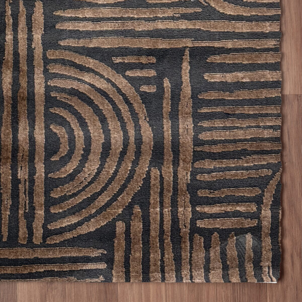 Art Deco rug with a unique pattern: Costa Gold F285