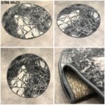 Okrągły dywan nowoczesny New Idea 3706WS25
