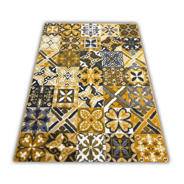 Nowoczesny dywan żółty Carlo 3754 mustard