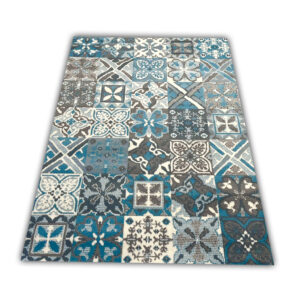 Nowoczesny dywan niebieski Carlo 3754 sky blue