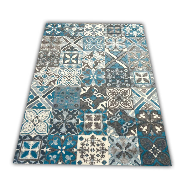 Nowoczesny dywan niebieski Carlo 3754 sky blue