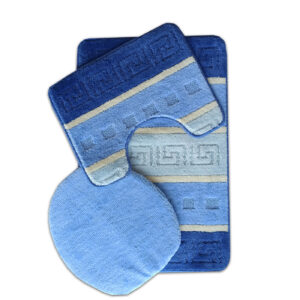 3-Piece Greek Blue Bathroom Set