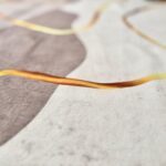 A soft, modern rug in a delicate beige-brown shade