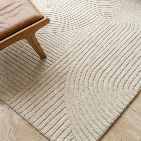 Campino 140 Modern Cream Rug