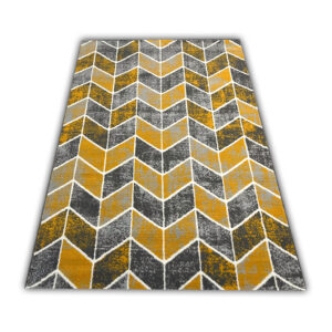 Nowoczesny dywan żółty Carlo 4271 grey mustard