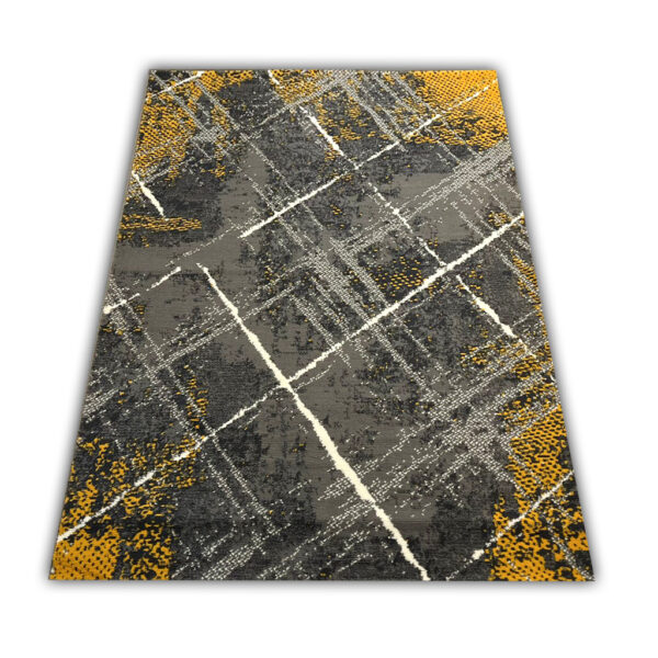 Nowoczesny dywan żółty Carlo 4298 grey mustard