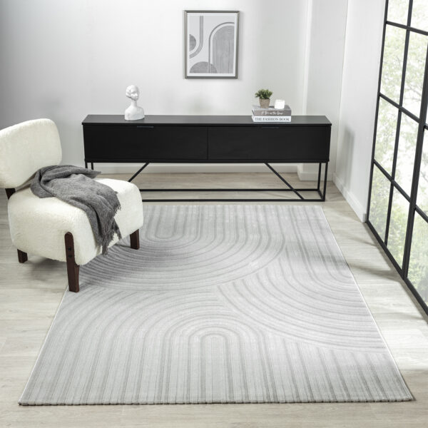 Nowoczesny jasny dywan szary Costa Light 459 Grey