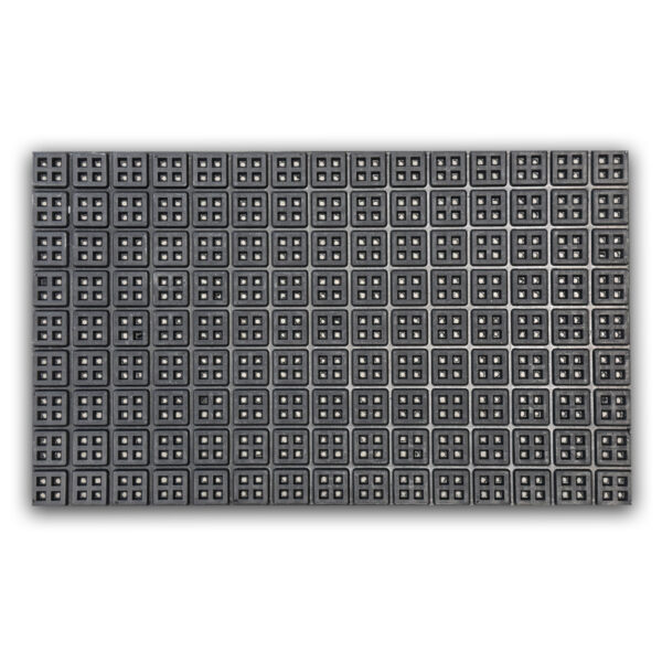 Gruba wycieraczka zewnętrzna KOSTKA BLACK 45x75