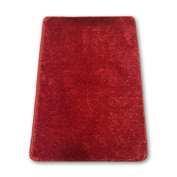 Gęsty dywan miękki czerwony błyszczący Santa Red