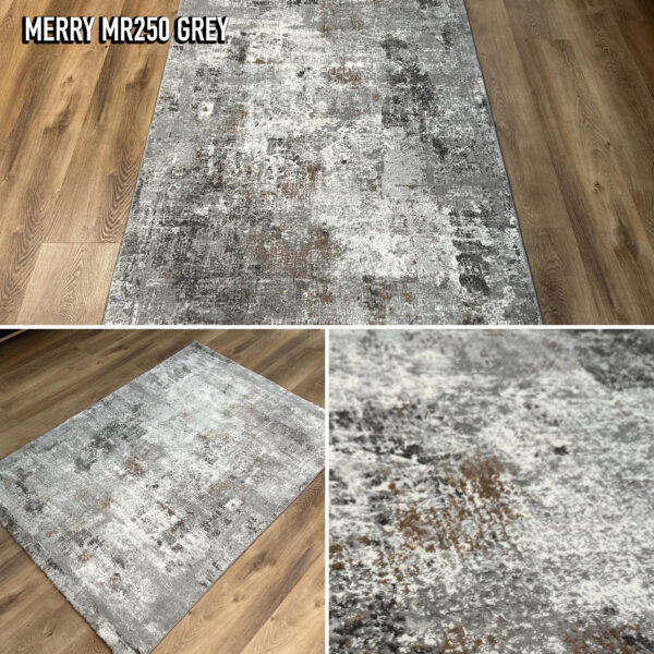 Nowoczesny miękki dywan MERRY MR 250 GREY