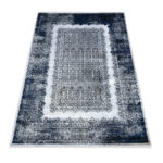 Dywan ekskluzywny delikatny Milas 20335 black/blue