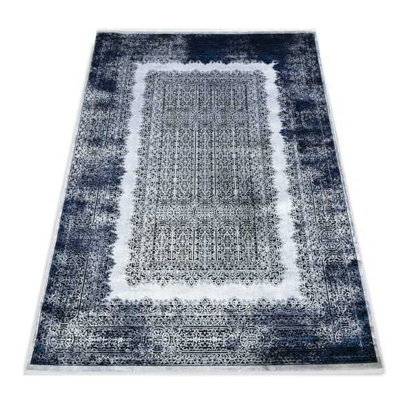 Dywan ekskluzywny delikatny Milas 20335 black/blue