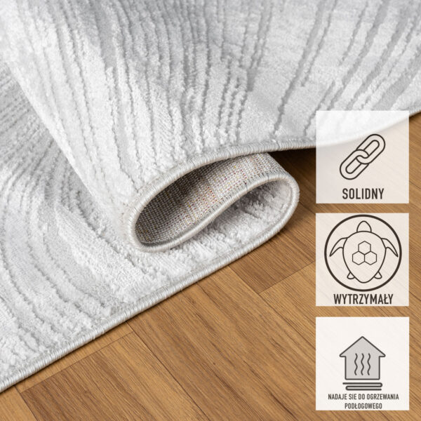 Costa Light 757 Grey Modern Gray Rug