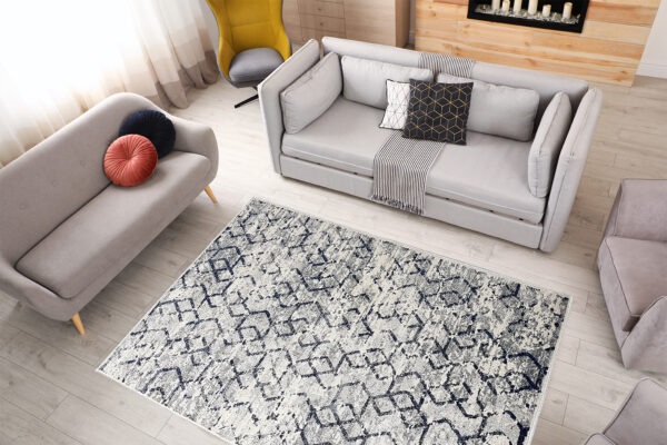 Nowoczesny miękki dywan Spirit 80027 cream