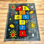 The thick PUFFY SOFT children's rug is as soft as a Rabbit-class rug