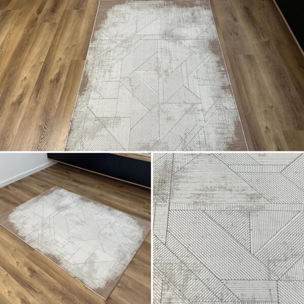 Nowoczesny jasny dywan miękki Butik 334