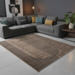 Geometryczny dywan art deco Costa Gold F265