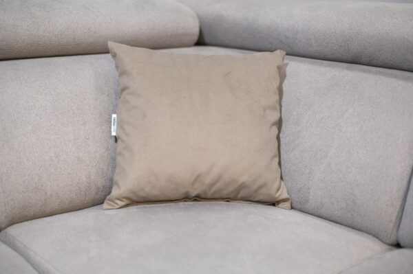 Beige decorative pillow with filling, 45x45 cm, MANILA 03