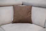 Brown decorative pillow with filling, 45x45 cm, MANILA 04