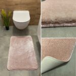 Gęsty dywan miękki pudrowy róż błyszczący Santa Pink
