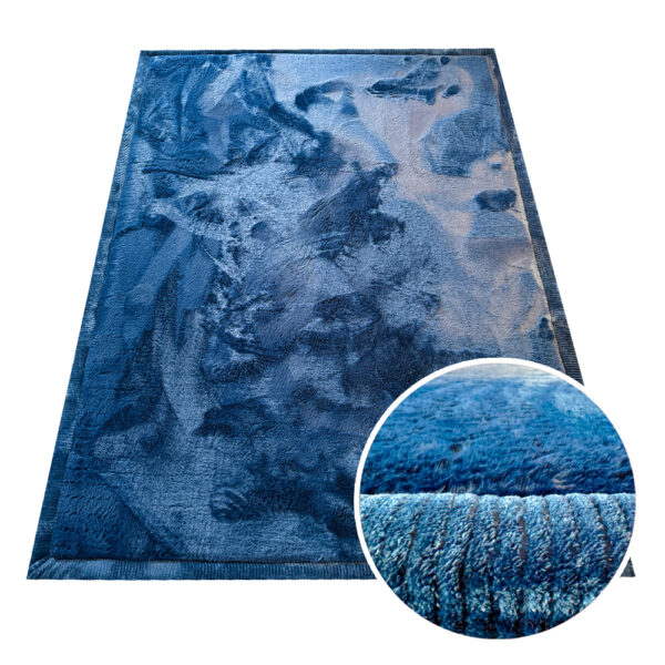 Gruby dywan PUFFY SOFT miękki jak dywan rabbit NAVY