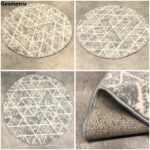 Okrągły dywan nowoczesny New Idea Geometria