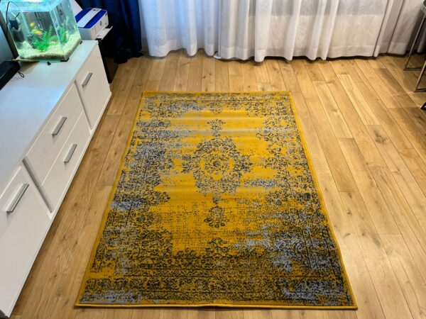 Klasyczny dywan żółty Carlo 3733 mustard