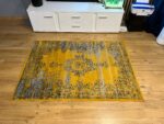 Klasyczny dywan żółty Carlo 3733 mustard