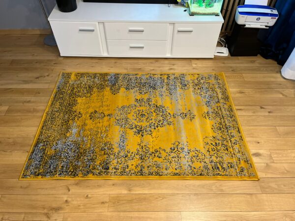 Klasyczny dywan żółty Carlo 3733 mustard