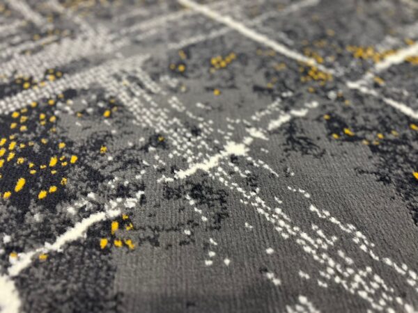 Nowoczesny dywan żółty Carlo 4298 grey mustard