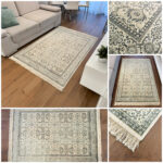 Ekskluzywny cienki jasny dywan tradycyjny Bellucci 84413